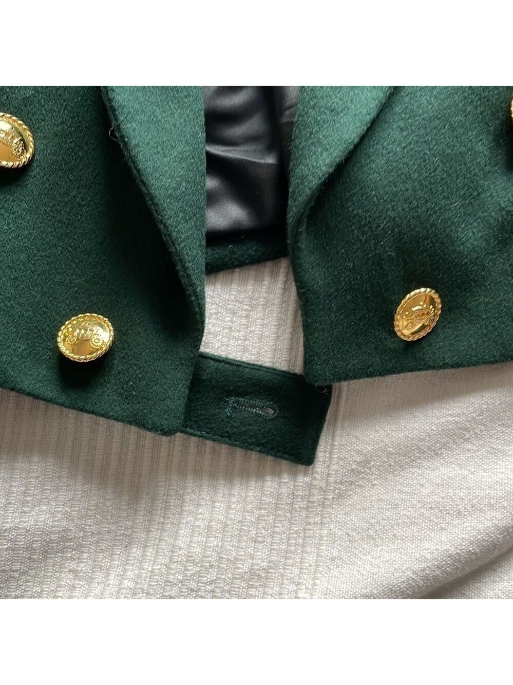 𝅺vintage Escada by Margaretha Ley Short Waist Jacket EU 34 - Picture 12 of 13